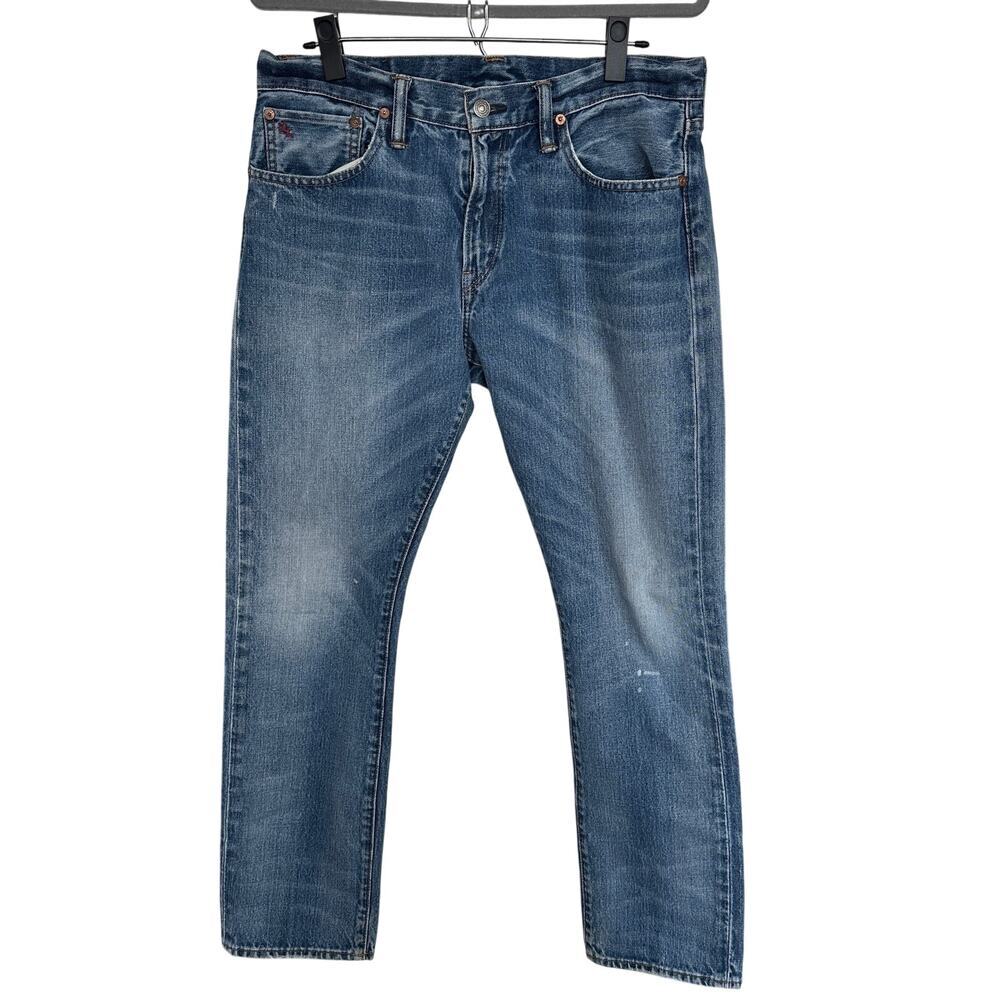 Polo Ralph Lauren Jeans Mens Stratford Slim Fit Straight Denim, Size 33 x 30 EUC